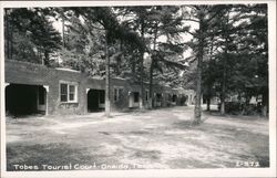 Tobes Tourist Court, Oneida, TN Postcard