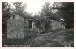 Phyls Cabins, Linville Falls, NC North Carolina Postcard Postcard Postcard