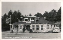 Linville Falls Restaurant & Gulf Gas Station North Carolina Postcard Postcard Postcard