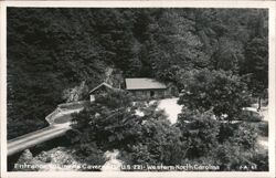 Entrance to Linville Caverns on US 221 Marion, NC Postcard Postcard Postcard