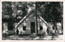 English Cottage, The Glass House, Helenwood, TN Postcard