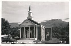 Presbyterian Church, Boone NC Postcard