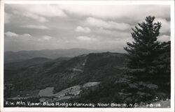 Elk Mountain View - Blue Ridge Parkway Near Boone, NC Postcard