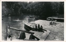 Chattanooga Girl Scout Camp Swimming & Boating Postcard