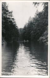 Chattanooga Girl Scout Camp Canoeing, Pikeville, TN Postcard