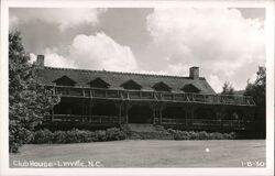 Club House, Linville, NC Postcard