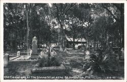 Old Cemetery at Shrine of La Leche St. Augustine, FL Postcard Postcard Postcard