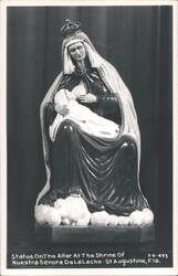 Nuestra Senora de la Leche Statue, St. Augustine, Florida Postcard Postcard Postcard