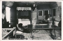 General Hernandez's Bed, Oldest House, St. Augustine Postcard