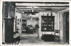 The Oldest House Living Room - St. Augustine, Florida Postcard