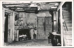 Oldest House Fireplace, St. Augustine, Florida Postcard