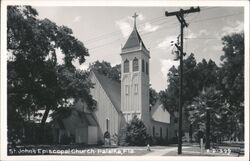 St. John's Episcopal Church, Palatka, Florida Postcard Postcard Postcard