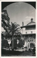 Ponce De Leon Hotel Entrance, St. Augustine, Florida Postcard