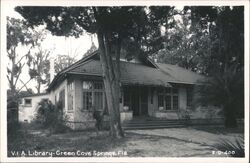 VIA Library, Green Cove Springs, Florida Postcard