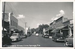 Green Cove Springs, FL Street Scene Postcard