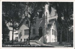 First Baptist Church, Green Cove Springs, Florida Postcard