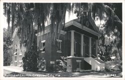 Methodist Church Crescent City Florida Postcard Postcard Postcard