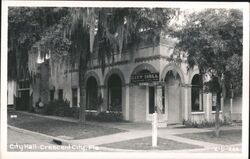 Crescent City, Florida City Hall and Police Station Postcard