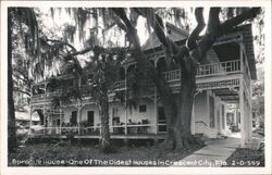 Sprague House, One Of The Oldest Houses Postcard