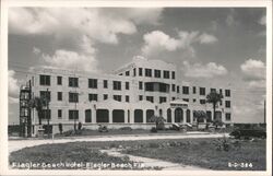 Flagler Beach Hotel, Flagler Beach, FL Florida Postcard Postcard Postcard