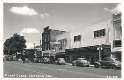 Downtown Street Scene, Gainesville, Florida Postcard Postcard Postcard