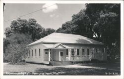 Community Hall, Pomona Park, Florida Postcard Postcard Postcard