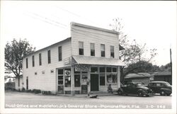 Post Office & Middleton's General Store Pomona Park, FL Postcard Postcard Postcard