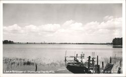 Lake Broward, Pomona Park, Florida Postcard Postcard Postcard