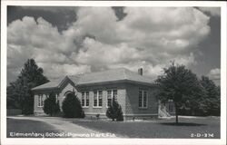 Pomona Park, FL Elementary School Florida Postcard Postcard Postcard