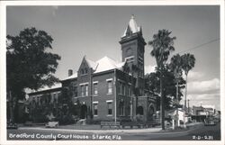 Bradford County Courthouse, Starke, Florida Postcard Postcard Postcard