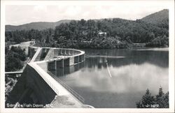 Santeeetlah Dam, North Carolina Lake Santeetlah, NC Postcard Postcard Postcard