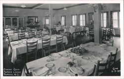 Dining Room, Tapoco Lodge, Tapoco, NC North Carolina Postcard Postcard Postcard