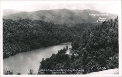 Lake Cheoah & Deal's Gap Hwy, Tapoco Lodge & Hangover Mtn North Carolina Postcard Postcard Postcard