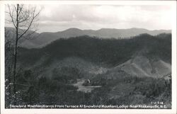 Snowbird Mountain Range from Snowbird Mountain Lodge Terrace Postcard