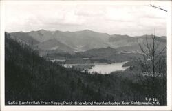 Lake Santeetlah from Happy Point-Snowbird Mountain Lodge Robbinsville, NC Postcard Postcard Postcard