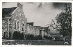 Robbinsville High School, North Carolina Postcard Postcard Postcard