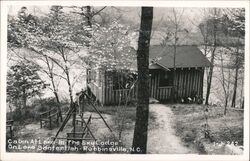 Cabin at Lake-in-the-Sky Lodge on Lake Santeetlah Postcard