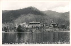 Lake-In-The-Sky Lodge on Lake Santeetlah Postcard