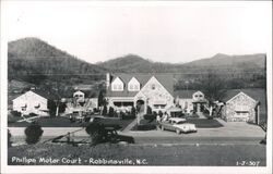 Phillips Motor Court, Robbinsville, NC Postcard