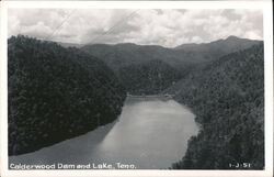 Calderwood Dam and Lake Postcard