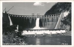 Calderwood Dam, Tennessee Vonore, TN Postcard Postcard Postcard