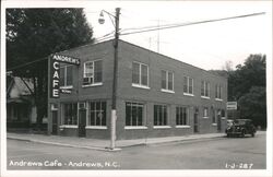 Andrews Cafe, Andrews NC - Vintage Photo Postcard North Carolina Postcard Postcard