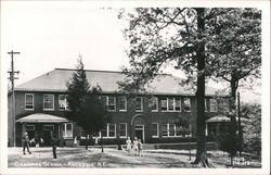 Grammar School, Andrews, NC - Children Playing Outside North Carolina Postcard Postcard Postcard