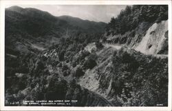 Red Marble Gap from The Lookout, Nantahala Gorge Topton, NC Postcard Postcard Postcard