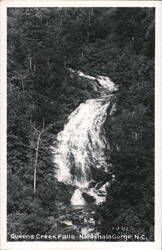 Queens Creek Falls, Nantahala Gorge Topton, NC Postcard Postcard Postcard