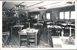 Gables Restaurant Interior View, Gatlinburg, TN Tennessee Postcard Postcard Postcard