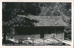 Cottage 22, Smoky Heights Resort Postcard