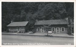 Tsali Shop and Ivy and Bill's Restaurant Postcard