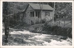 Stone Cottage, Zoders Court, Gatlinburg, River Postcard