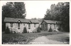 Stone Cottages at Zoder's Court, Gatlinburg, TN Postcard